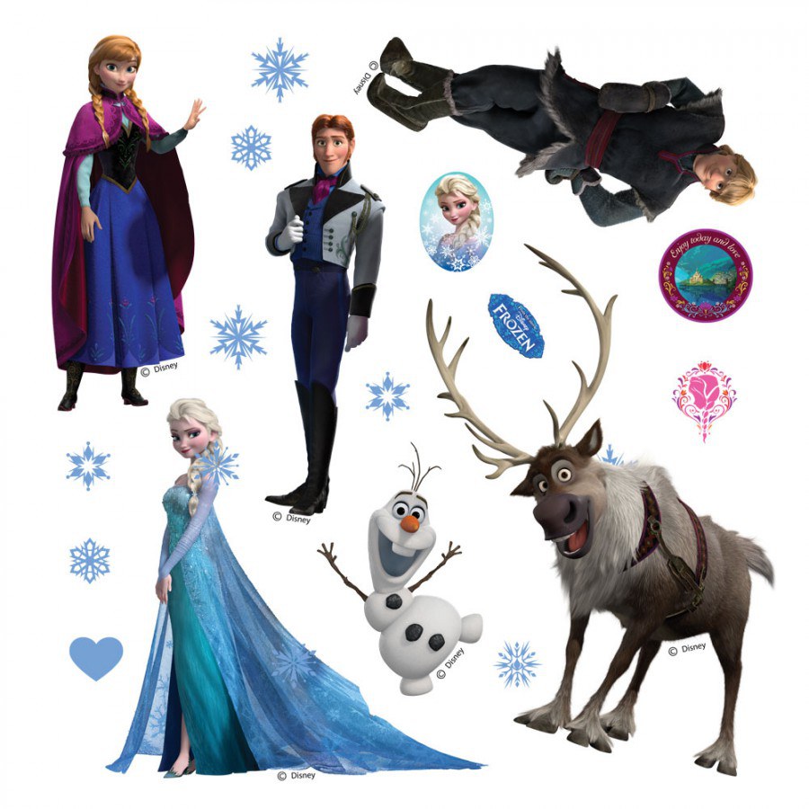 DKS 1082 Jégvarázs Frozen Disney falmatrica